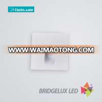 Elegant design 1W Aluminium square indoor LED steplight