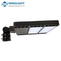 DLC ETL listed 240W led parking lot shoebox light  LED street roadway light